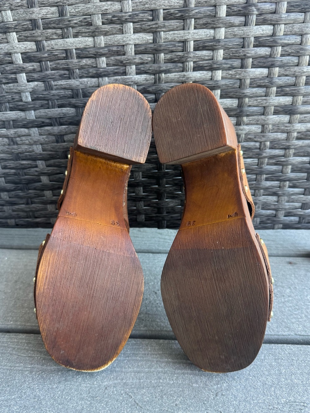 Ilaria Sartori Suede Leather Platform Heeled Sandals - Picture 8 of 11